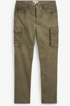 bonprix Stretch-Cargohose in gewaschener Optik, Straight