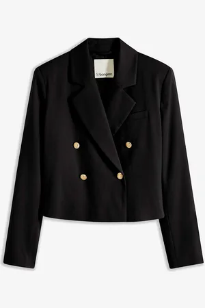 bonprix Kurzblazer mit Schmuckknöpfen
