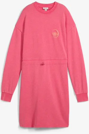 bonprix Sweatkleid im used Look