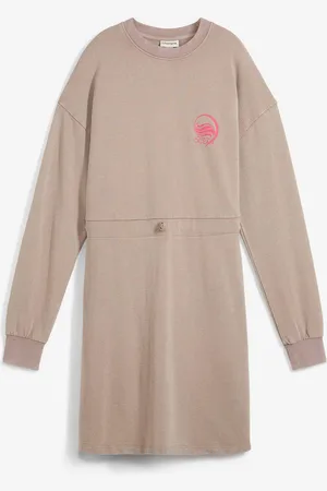 bonprix Sweatkleid im used Look