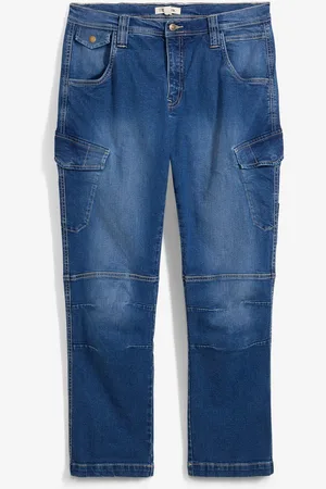 bonprix Relaxed Fit Cargo-Jeans, Straight