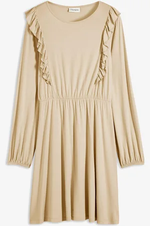 bonprix Jerseykleid mit Volants