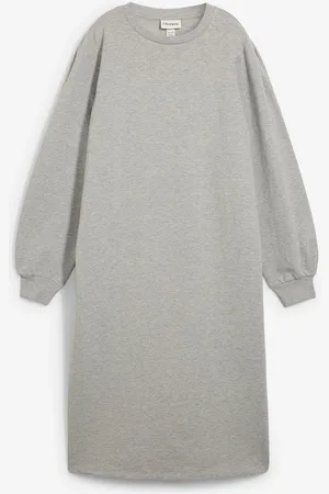 bonprix Sweatkleid mit Puffärmeln