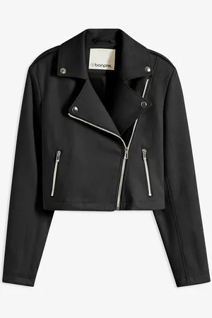 bonprix Cropped wildlederimitat Jacke