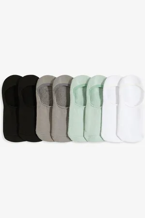 bonprix Füßlinge mit Innenfrottee in Sohle mit Silikonstreifen mit Bio-Baumwolle (8er Pack)