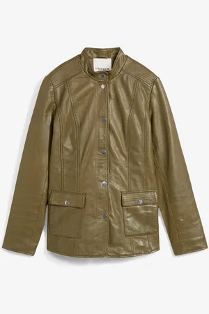 bonprix Lederjacke aus Lammnappa