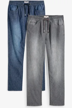 bonprix Classic Fit Schlupfjeans in sommerlichem Denim (2er Pack)