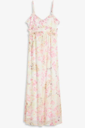 bonprix Bedrucktes Mesh-Maxikleid