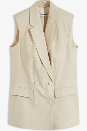 bonprix Leinen-Blazer ohne Arm