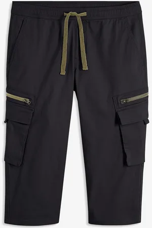 bonprix 3/4 Schlupfhose mit Cargotaschen, Regular Fit