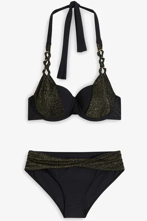 bonprix Glitzernder Neckholder Bikini (2-tlg.Set)