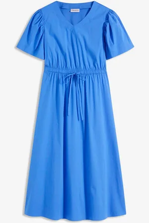 bonprix Midikleid mit weiten Ärmeln