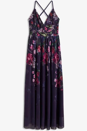 bonprix Maxikleid aus zartem Tüll mit Trägern