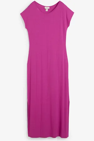 bonprix Jerseykleid aus fließendem Viskose-Elasthan-Mix