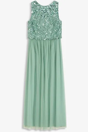 bonprix Maxikleid mit Paillettenstickerei