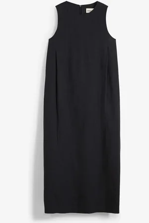 bonprix Maxikleid mit Eingriffstaschen aus Viskose-Mix