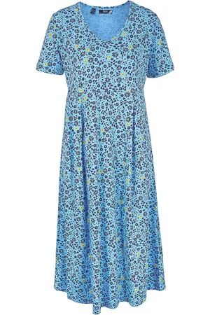 bonprix Baumwoll-Jerseykleid, Midilänge