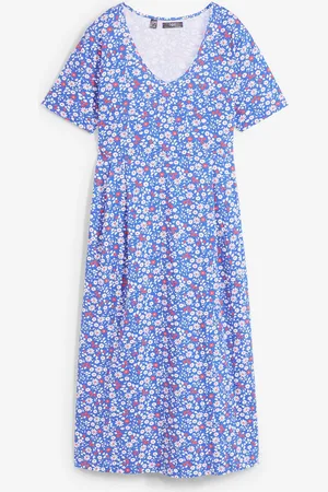 bonprix Baumwoll-Jerseykleid, Midilänge