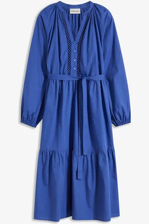 bonprix Midikleid mit Crochet-Einsätzen