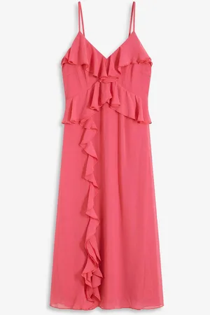 bonprix Chiffon-Midikleid mit Volants