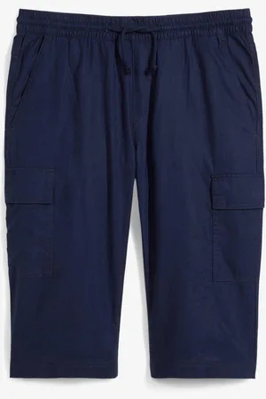 bonprix Regular Fit Cargo-Bermuda mit Leinen