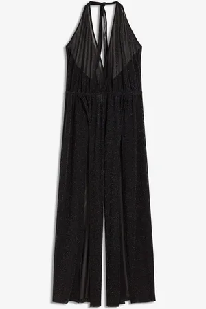 bonprix Strand Jumpsuit mit Glanzfäden