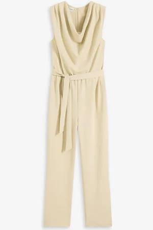bonprix Jersey-Jumpsuit mit Schulterpolster