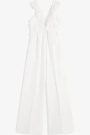bonprix Jumpsuit mit Chiffon