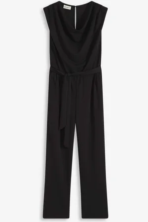 bonprix Jersey-Jumpsuit mit Schulterpolster