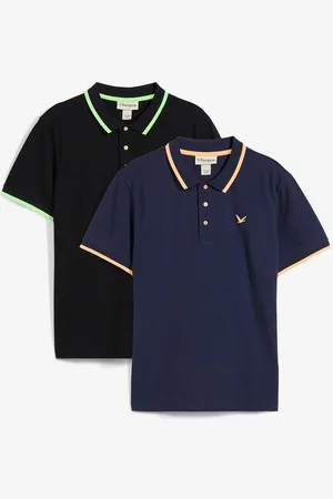 bonprix Piqué-Poloshirt (2er Pack) aus reiner Bio-Baumwolle