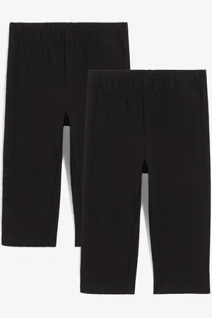 bonprix Capri-Leggings aus elastischem Bio-Baumwoll-Mix (2er Pack)
