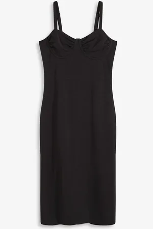 bonprix Midikleid mit feinem Satin
