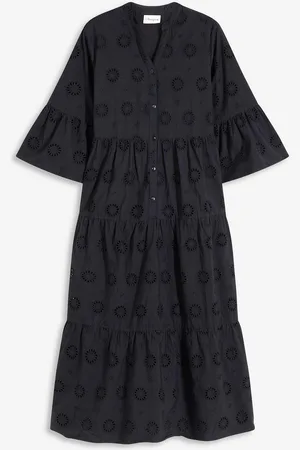 bonprix Maxikleid aus reiner Baumwolle