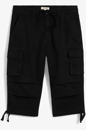 bonprix Loose Fit Stretch-3/4-Cargohose, extra weit
