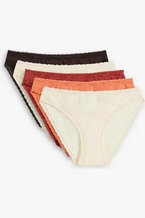 bonprix Slip mit Spitze (5er Pack)