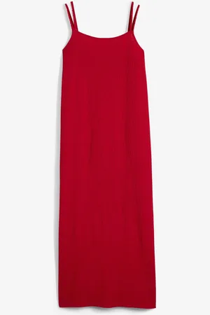 bonprix Verstellbares Trägerkleid aus elastischem Crêpe