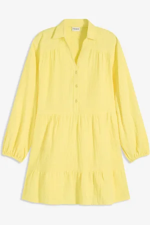 bonprix Kurzes Stufen-Kleid aus Musselin