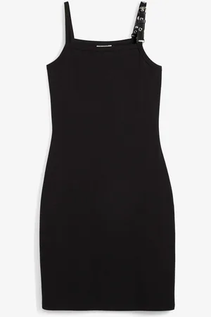 bonprix Trägerkleid mit Kontrastsaum