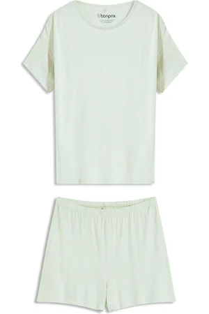bonprix Shorty mit oversized Shirt aus Viskose