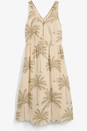 bonprix Midikleid aus Ramie-Qualität