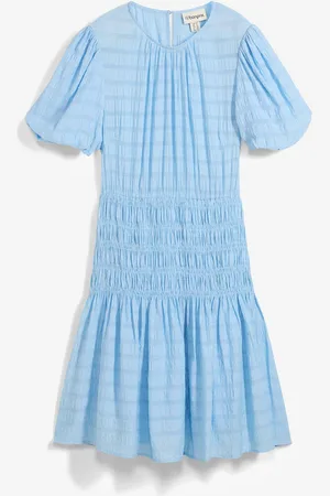 bonprix Minikleid mit Smokeinsatz