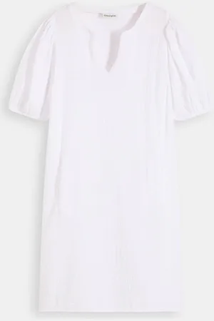 bonprix Kurzes Kleid aus Musselin