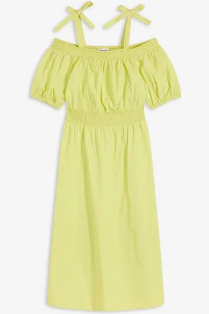 bonprix Off-Shoulder-Kleid aus reiner Bio-Baumwolle