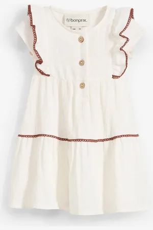 bonprix Musselin-Kleid aus reinem Baumwolle