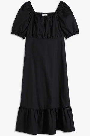 bonprix Midikleid aus reiner Bio-Baumwolle