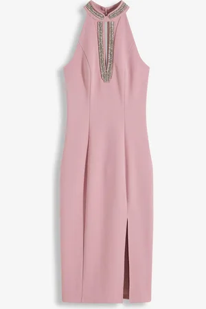 bonprix Midikleid aus strukturiertem Crepe