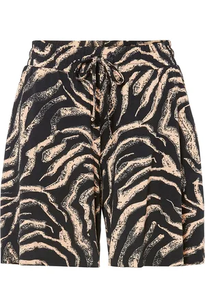 bonprix Weite Viskose-Jerseyshorts mit High-Waist-Bequembund
