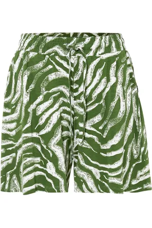 bonprix Weite Viskose-Jerseyshorts mit High-Waist-Bequembund