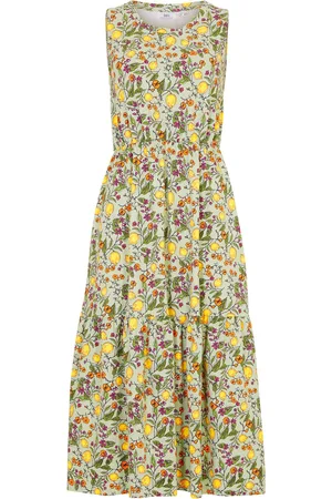 bonprix Midi-Jersey-Kleid aus elastischem Bio-Baumwoll-Mix