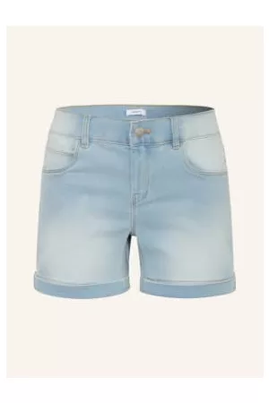 NAME IT Damen Shorts - Jeansshorts Slim Fit blau